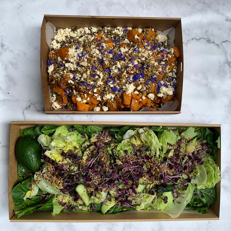 Cypriot Grain Salad with Pumpkin and Cauliflower salad