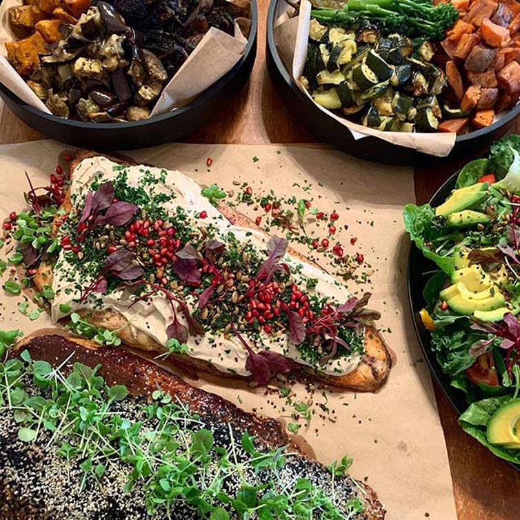 Whole Roasted Salmon