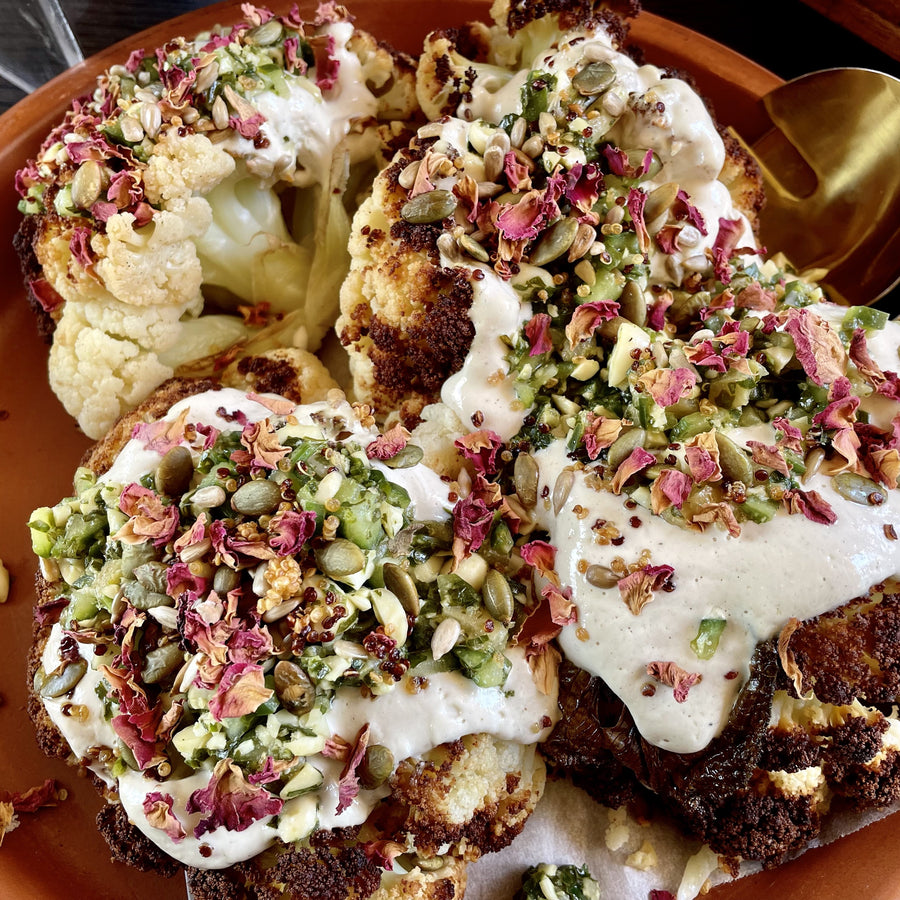 Steam Baked Cauliflower