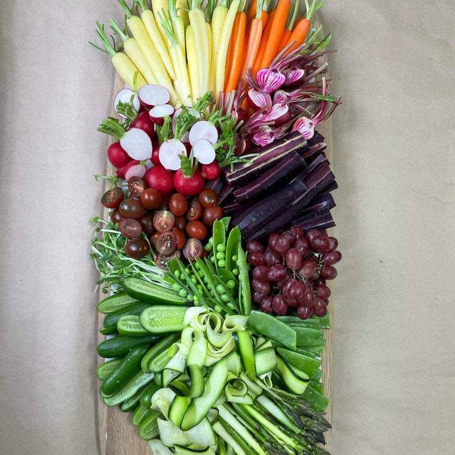 Additional: Crudites Board with Hummus + Avocado