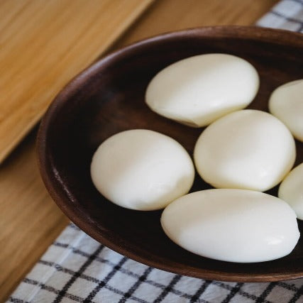 Passover: 10 Peeled + Boiled Eggs