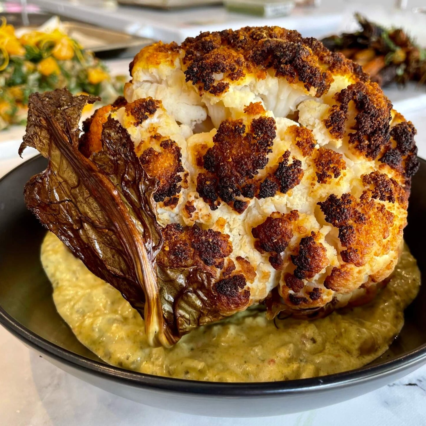Vegetarian: Whole Roasted Cauliflower