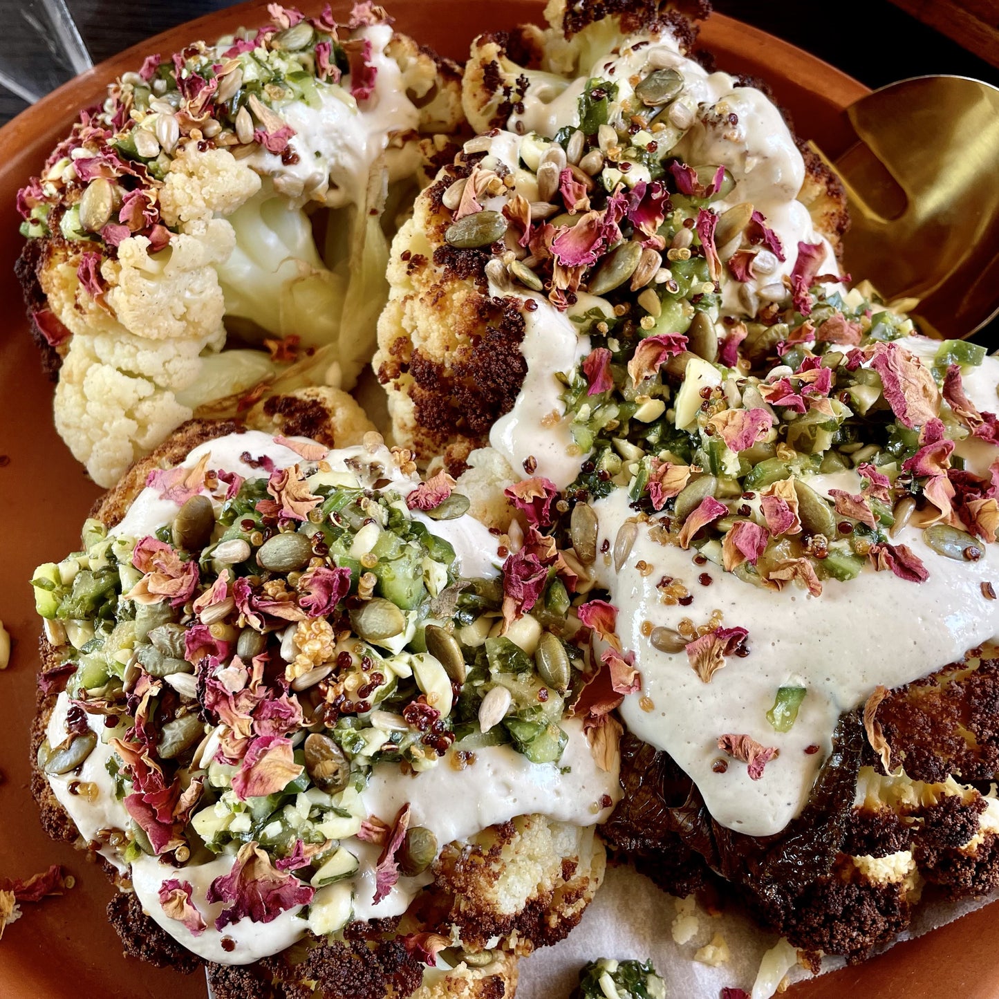 Steam Baked Cauliflower